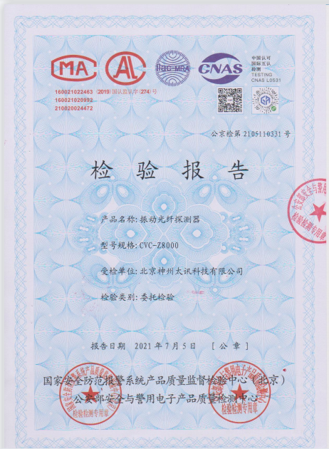 振動光纖檢測報告